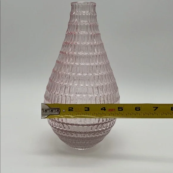 Xouvy Jane Modern Amethyst Glass Vase Ornaments Living Room Flower Home - Picture 9 of 9